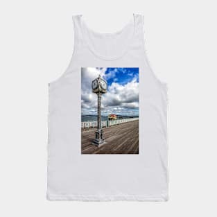 Mumbles Pier Centenary Clock Tank Top